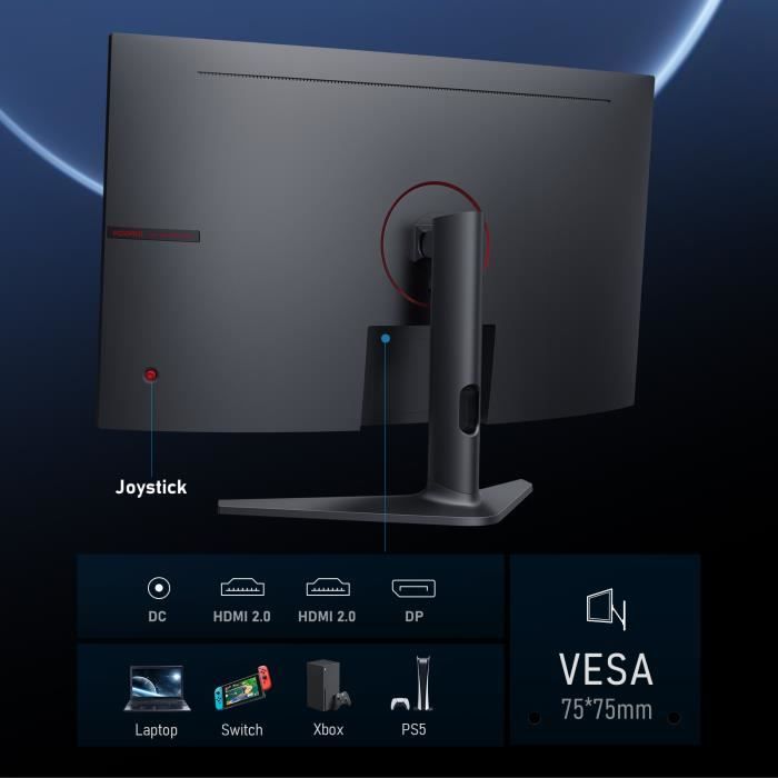 MSI G321CU Écran PC Gaming Incurvé 31,5 UHD - Dalle VA 1500, 3840x2160