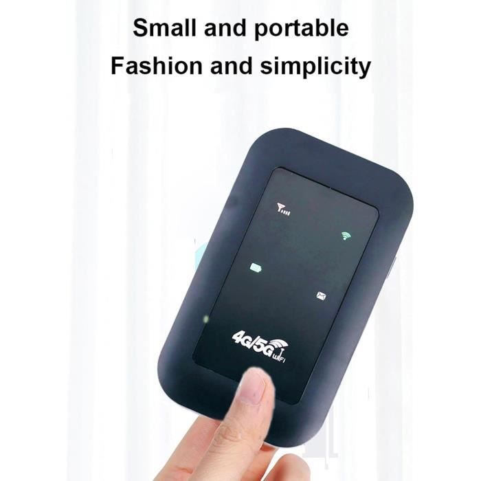 2400mAh-Mini routeur Wi-Fi sans fil 4G LTE, modem portable, point d