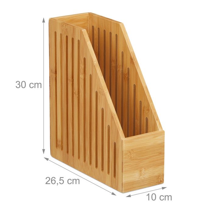Flow fire Porte-revues pliable A4, organiseur de magazines, porte