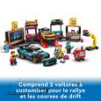 LEGO® City 60389 Le Garage de Customisation, Jouet de Voitures, Atelier et Minifigurines-4