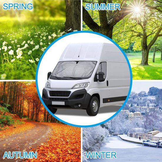 Couverture Pare Brise Voiture Tapis Thermique Remplacement Pour Fiat