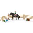 SCHLEICH - École d'équitation avec cavalière et chevaux - 42389 - Gamme Horse Club-5