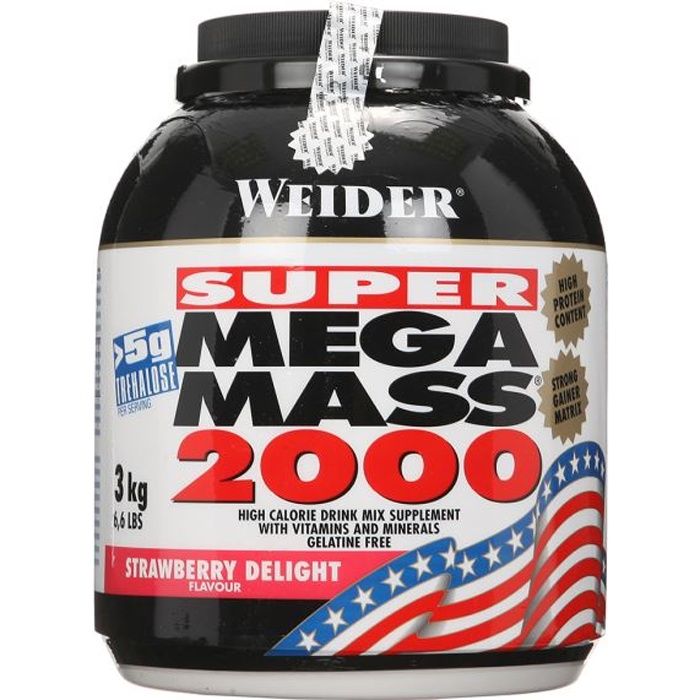 WEIDER Mega Mass 2000 Fraise NTT
