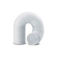 Tuyau d'Évacuation Flexible PP 150mm Longueur 2m, pour Climatiseur Mobile, Résistant Chaleur et Corrosion