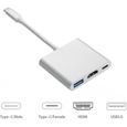 USB 3.0 Type C Adaptateur USB-C vers HDMI pour Apple Nouveau Macbook Compatible avec HDMI-0