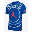 T-Shirt Homme Nike Jordan PSG Paris Saint-Germain Bleu-0