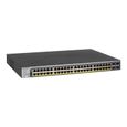NETGEAR Commutateur Ethernet ProSafe GS752TPv2 48 Ports Gérable - 3 Couches supportées - Modulaire - Paire torsadée, Fibre Optique-0