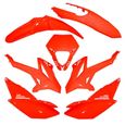 Kit carénage carrosserie rouge pour moto Beta 50 RR 2012 à  2020 7 piece-0