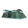 Tente familiale tunnel 10 personnes - Skandika Montana 10 Sleeper Protect - Tapis de sol cousu - 2 Cabines sombres-0