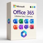 MICROSOFT Office 365 à vie ! Licence Perpétuelle et Installation Facile pour 5 utilisateur
