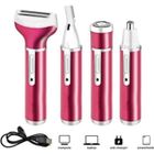 SOGIOL Rasoir Électrique Femme 4 En 1 - Rechargeable - Indolore - Pour Femme - Accessoires Inclus