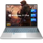 XUEMI Ordinateur Portable 16 Pouces,16Go RAM 512Go SSD Intel N95 PC Portable(Jusqu'à 3,4 GHz),WiFI,HDMI,AZERTY,Clavier rétro-éclairé