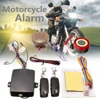 ALARME - SIMULATEUR D'ALARME - MODULE HYPERFREQUENCE ABS Alarme Anti-vol Moto Sécurité Système + 2 Télécommande Lo51515