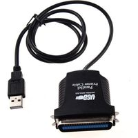 INECK® Câble adaptateur USB parallèle pour imprimante IEEE 1284 36 broches
