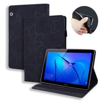 Étui pour tablette Huawei MediaPad T5 10.1 Housse Avec porte-stylo et fente pour carte, support - Noir