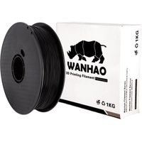Filament PLA Premium Wanhao Noir 1kg 1.75mm pour imprimante 3D
