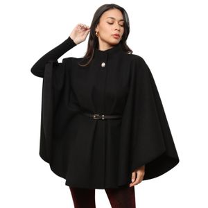 Femme Manteau Cardigan Sweater Cape Veste Sweat... Gris - Prêt-à-Porter