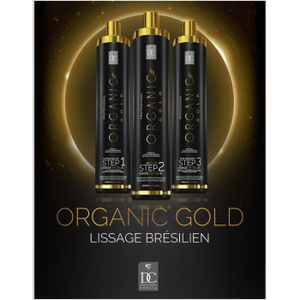 DÉFRISAGE - LISSAGE ORGANIC GOLD Kit Lissage brésilien sans formol - 1