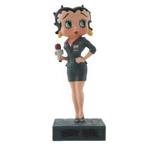 FIGURINE - PERSONNAGE Figurine Betty Boop Journaliste - Collection N 40