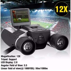 JUMELLE OPTIQUE Caméra Télescope Numérique HD 1080P avec écran LCD