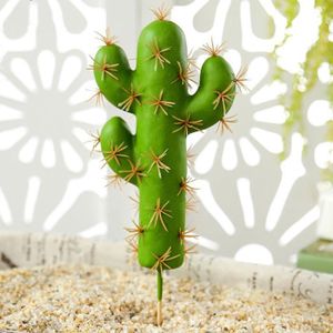 FLEUR ARTIFICIELLE Plantes - Composition florale,Cactus artificiel en plastique,succulente plante en Pot,sans Pot,Simulation - Style 29[C1]