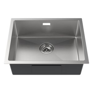 EVIER DE CUISINE Évier Cuisine 1 Bac AURALUM - Acier Inox 304 - 55x