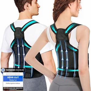 PROTÈGE-DOS Correcteur de Posture pour Femme et Homme, Redresseur De Dos, Ajustable, Respirant, Peut Aider Corriger Posture