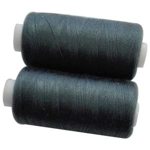 200 m Bobine Fil Couture 100/% Polyester Gris Souris