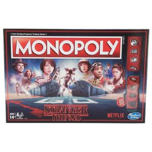 JEU SOCIÉTÉ - PLATEAU Jeu de société - Monopoly - Stranger Things - Hasb