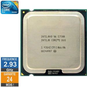 PROCESSEUR Processeur Intel Core 2 Duo E7500 2.93GHz SLGTE LG