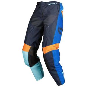 VETEMENT BAS Scott 350 Race Evo 2023 Pantalon Motocross (Bleu-Orange,32)