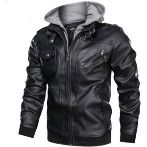 Blouson cuir avec fourrure homme - Cdiscount