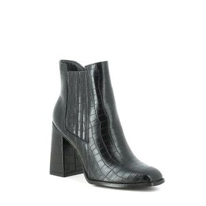 boots croco noir