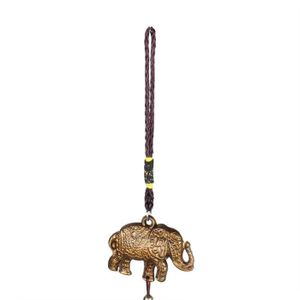 CARILLON À VENT Carillons éoliens SURENHAP - Couleur bronze - Éléphant - Symbole de bonne fortune et décoration de maison