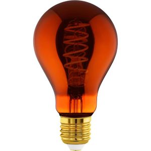 AMPOULE - LED Lampe Led E27 dimmable, filament spirale vintage, ampoule Edison, éclairage vintage, 4 W, 30 lumens, blanc chaud, verre cuiv[D12532]