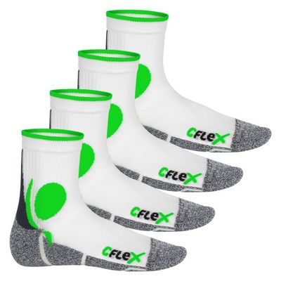 Lot Chaussettes Running Homme Coton – Socquettes Basses Sport Respirantes, Soutien Voûte Plantaire