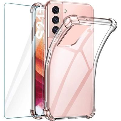 Coque et Verre trempé - GHL Tech - Samsung Galaxy S21 Plus - Protection intégrale 360° - Silicone - Verre 9H