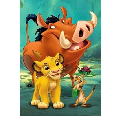 Kit Diamant Peinture 5D Lion – 30x40 Cm – Toile, Diamants, Stylo, Colle Inclus – Loisir Créatif Adulte – Décoration Murale Originale