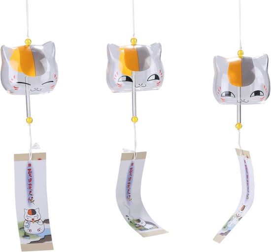 Lot De 4 Carillons À Vent Pour Jardin, Cloches Japonaises En Verre