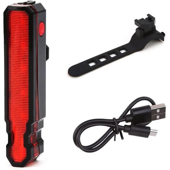 Lumiere Velo USB Rechargeable LED, Batterie Longue Durée, Mode Fixe Clignotant Ipx4 Etanche Avant Et Arriere 98496496
