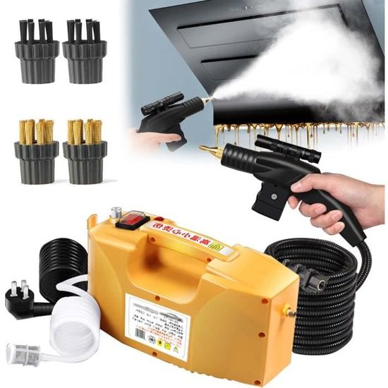 Nettoyeur Vapeur Portable 2600W - 1,4L, Haute Pression, Multifonction Pour Maison, Cuisine, Salle De Bain - 11