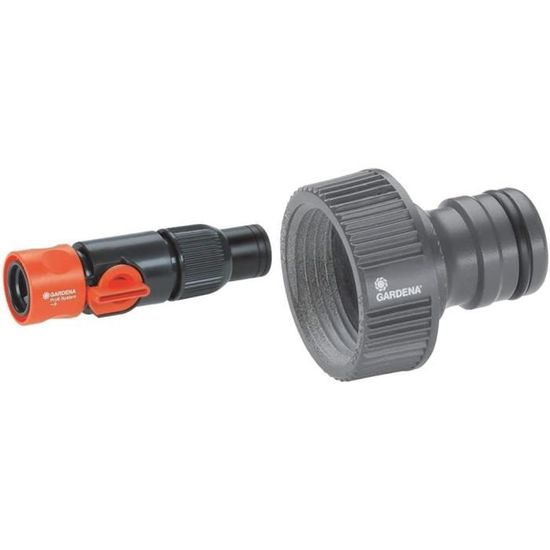 Raccord D'Extrémité De Tuyau S&M 20mm Noir/Bleu - Pour Tuyaux Polyéthylène - PN 16