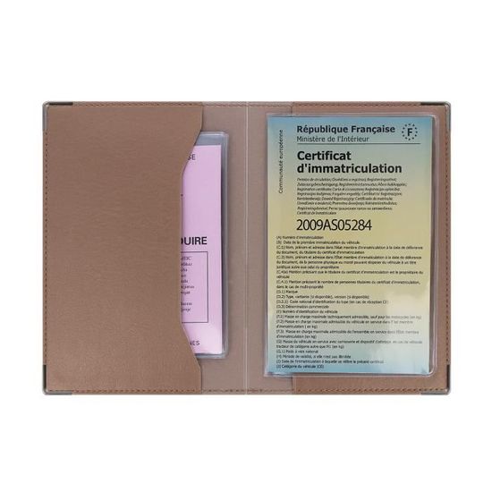 Porte Papier Voiture Dore Or Etui Carte Grise Fabrication Francaise Jaune Dore Or Cdiscount Bagagerie Maroquinerie