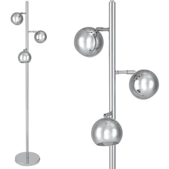 lux.pro lampadaire 'Trispot' 3 x socles E1443 cm x Ø 25 cm lampe sur pied lampe de plancher lampe lampe de salon