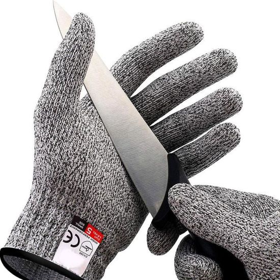 Gants En Cuir Suédé Gris Pour Homme - Taille 10,5 - Doublés - Occasion Très Bon état