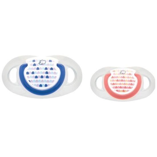 BEBE CONFORT lot de 3 sucette dental safe 18/36m silicone - 2 + 1 ...