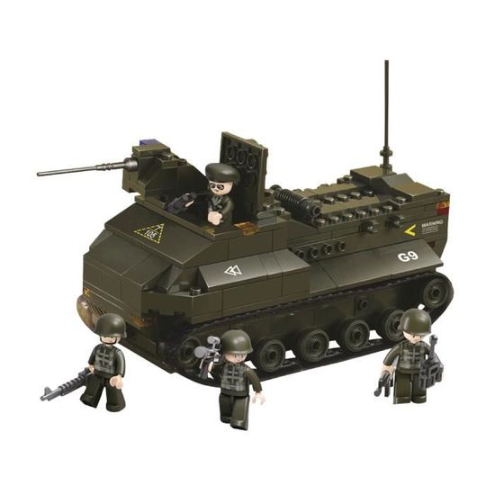 Ww2 Blocs de construction de chars militaires, char blindé de type S Modèle  de véhicule de combat principal Ensemble de briques compatible avec Lego  Technic Tank, kit Moc pour Ki