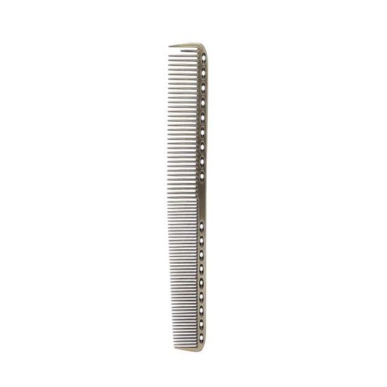 Peigne de poche Azema Bigou 13 cm corne étui cuir noir