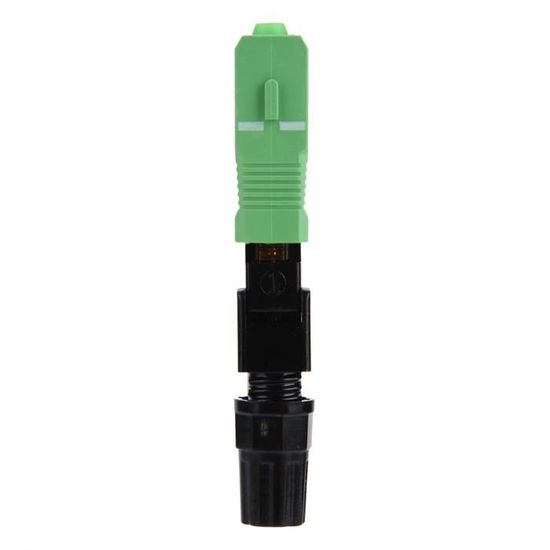 Connecteur Fibre Optique SC à Assemblage Rapide - Lot De 100 Pièces Pour Installations FTTH, Perte Faible Et Haute Fiabilité - 11
