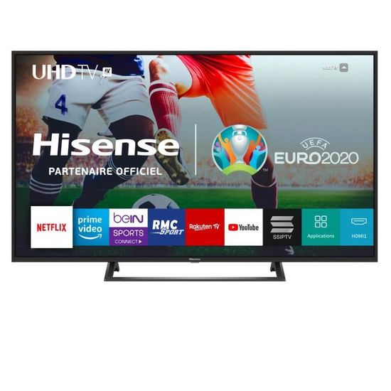 HISENSE H65BE7200 TV UHD 4K - 65" (164cm) - HDR 10+ - Dolby Digital Plus - Smart TV - 3xHDMI - 2xUSB - Classe énergétique A